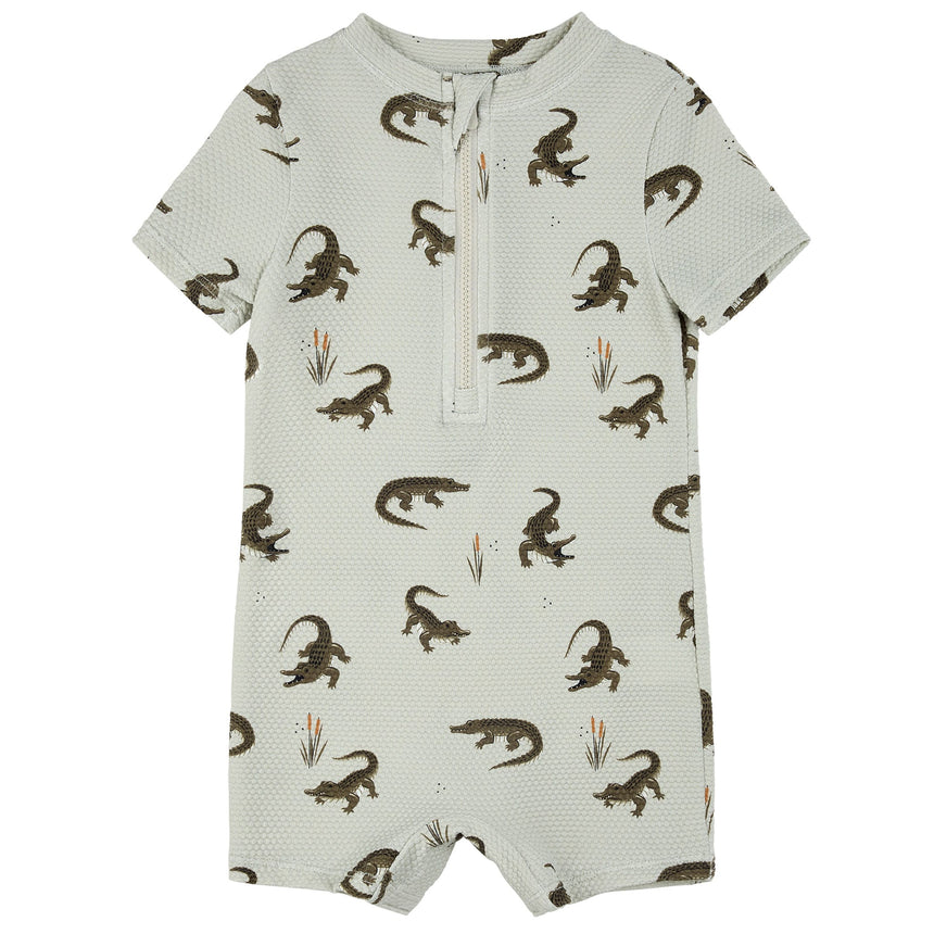 Maillot UV Crocodile 0-24mois-Petit Lem-Sauge-0-3 m-LEM-26SRM04M11B-CLÉMENT