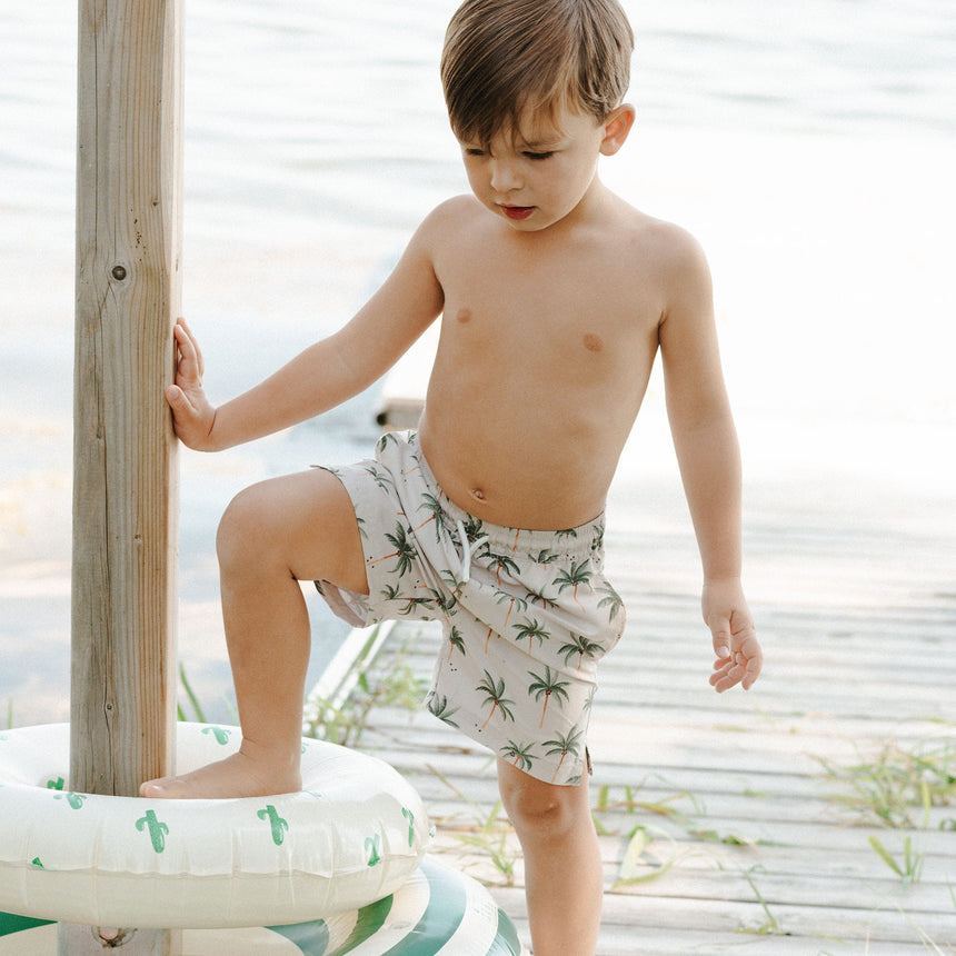Maillot Short Palmiers 2-7ans-Petit Lem-LEM-26SRM04M25K-CLÉMENT