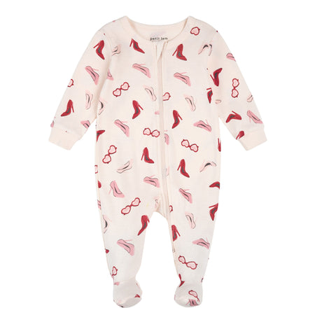 Pyjama Chaussures 0-24mois-Petit Lem-Rose-Nouveau-né-LEM-26SRS17P05B-CLÉMENT