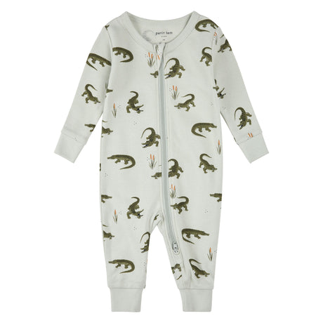 Pyjama Crocodile 12-24mois-Petit Lem-Sauge-12 m-LEM-26SRS18P04B-CLÉMENT