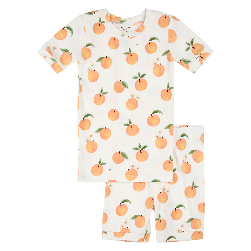 Pyjama Pêches 2-6X-Petit Lem-Ivoire-2-LEM-26SRS38Q01K-CLÉMENT