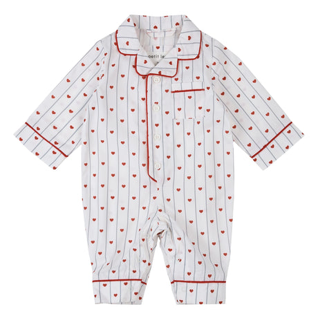 Pyjama Coeurs 3-24mois-Petit Lem-Ivoire-3 m-LEM-26SRS44F02B-CLÉMENT