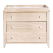 Meuble à Langer 3 Tiroirs Sprout - Naturel Lavé / Blanc-Babyletto-LET-M10323NXW-CLÉMENT