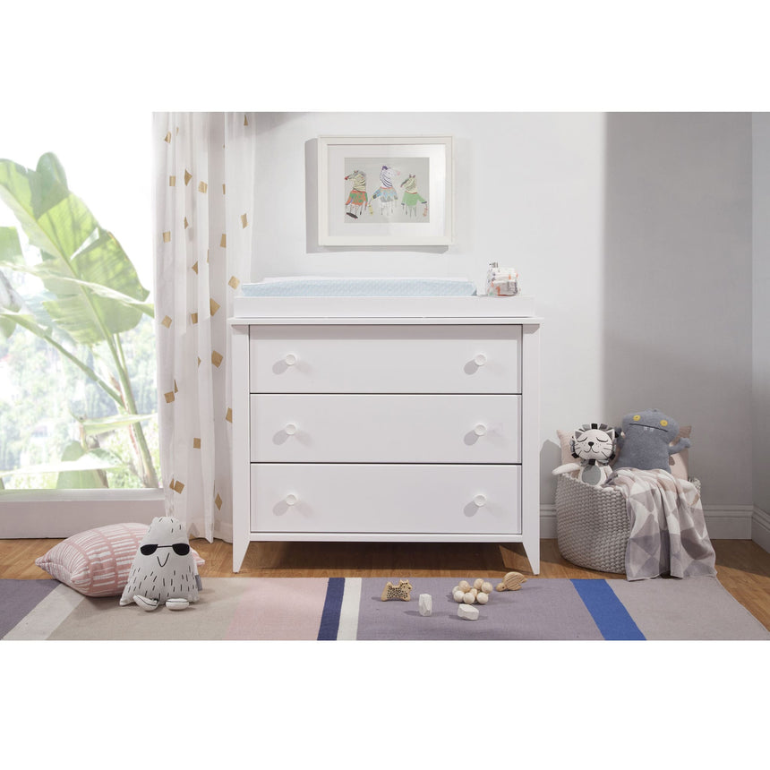 Meuble à Langer 3 Tiroirs Sprout - Blanc-Babyletto-LET-M10323W-CLÉMENT