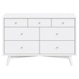 Commode Double Palma à 7 tiroirs - Blanc-Babyletto-LET-M15916W-CLÉMENT