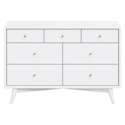 Commode Double Palma à 7 tiroirs - Blanc-Babyletto-LET-M15916W-CLÉMENT