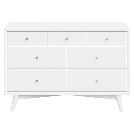 Commode Double Palma à 7 tiroirs - Blanc-Babyletto-LET-M15916W-CLÉMENT