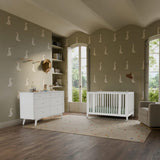 Commode Double Palma à 7 tiroirs - Blanc-Babyletto-LET-M15916W-CLÉMENT