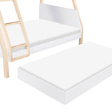 Lit Superposé TipToe Simple sur Double – Blanc et Naturel Lavé-Babyletto-LET-M18495WNX-CLÉMENT