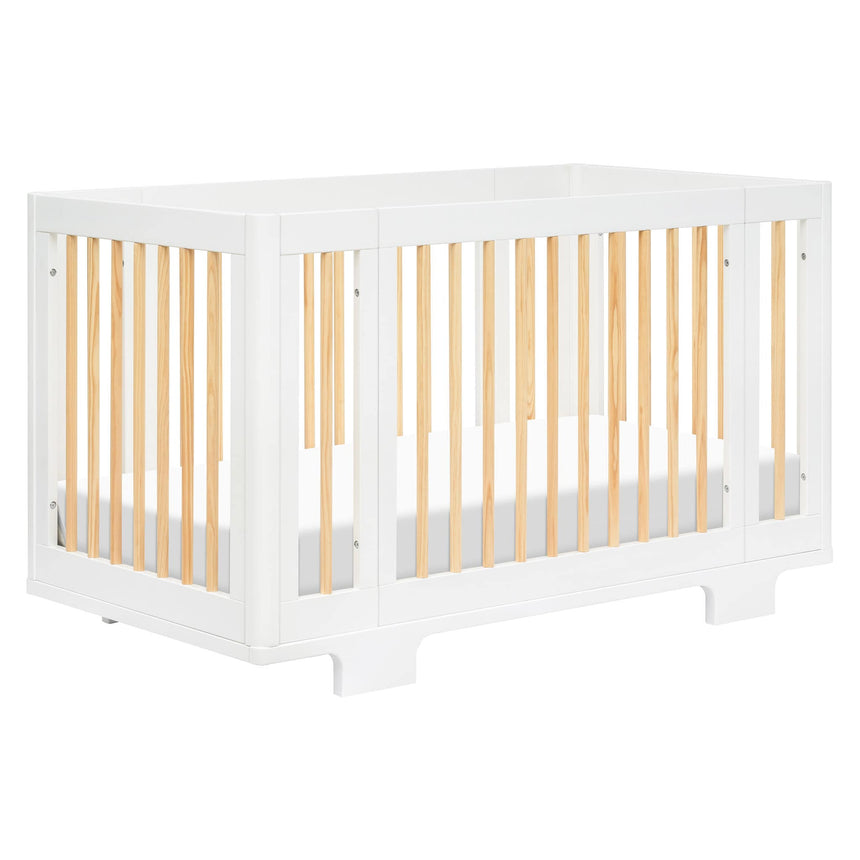 Couchette Convertible 8 en 1 Yuzu - Blanc / Naturel-Babyletto-LET-M23401WN-CLÉMENT