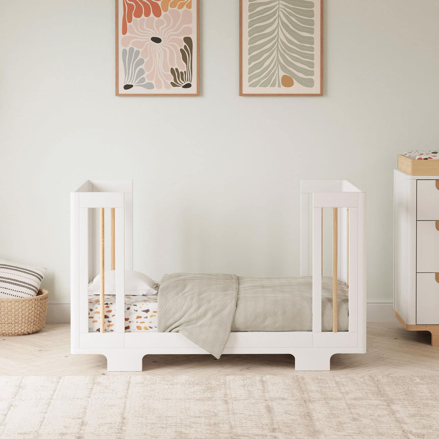 Couchette Convertible 8 en 1 Yuzu - Blanc / Naturel-Babyletto-LET-M23401WN-CLÉMENT