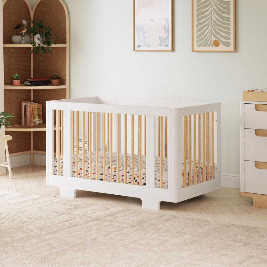 Couchette Convertible 8 en 1 Yuzu - Blanc / Naturel-Babyletto-LET-M23401WN-CLÉMENT