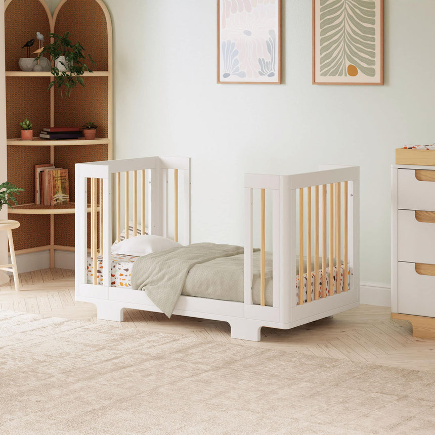 Couchette Convertible 8 en 1 Yuzu - Blanc / Naturel-Babyletto-LET-M23401WN-CLÉMENT