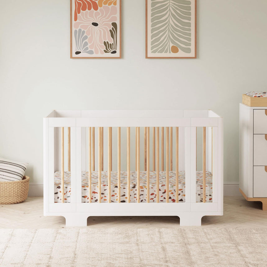 Couchette Convertible 8 en 1 Yuzu - Blanc / Naturel-Babyletto-LET-M23401WN-CLÉMENT