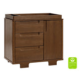 Meuble à Langer 3-Tiroirs Yuzu - Naturel Noyer-Babyletto-LET-M23423NL-CLÉMENT