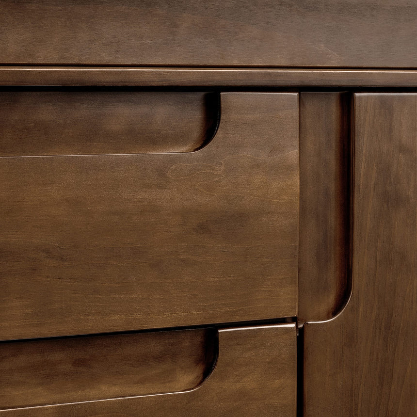 Meuble à Langer 3-Tiroirs Yuzu - Naturel Noyer-Babyletto-LET-M23423NL-CLÉMENT