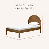 Lit Simple Bondi - Noyer Naturel-Babyletto-LET-M25969NL-CLÉMENT