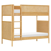 Lit superposé convertible Bondi en rotin - Miel-Babyletto-LET-M25994HYNC-CLÉMENT