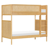 Lit superposé convertible Bondi en rotin - Miel-Babyletto-LET-M25994HYNC-CLÉMENT