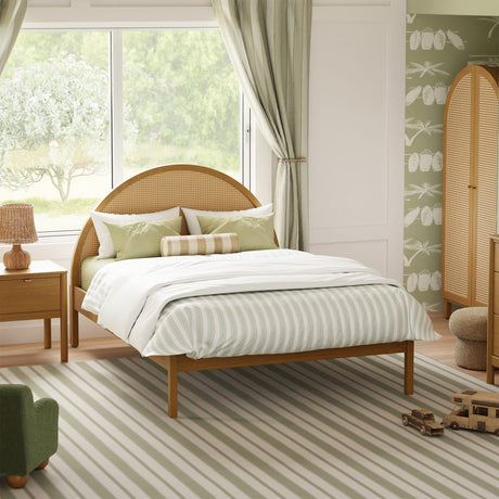 Lit Double Bondi - Miel Rotin-Babyletto-LET-M25996HYNC-CLÉMENT