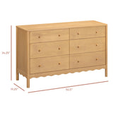 Commode 6 Tiroirs Swell - Miel-Babyletto-LET-M27916HY-CLÉMENT