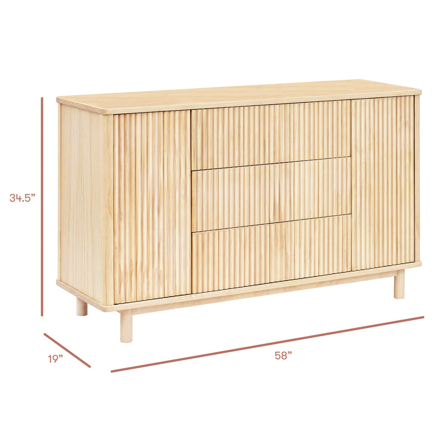 Commode assemblée Pogo Tambour - Blond-Babyletto-LET-M29816BD-CLÉMENT