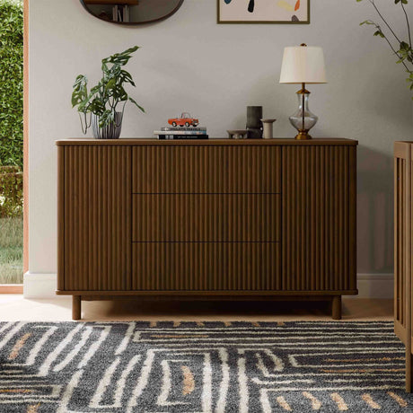 Commode assemblée Pogo Tambour - Noyer naturel-Babyletto-LET-M29816NL-CLÉMENT