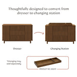 Commode assemblée Pogo Tambour - Noyer naturel-Babyletto-LET-M29816NL-CLÉMENT