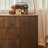 Commode assemblée Pogo Tambour - Noyer naturel-Babyletto-LET-M29816NL-CLÉMENT