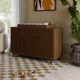 Commode assemblée Pogo Tambour - Noyer naturel-Babyletto-LET-M29816NL-CLÉMENT