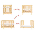 Couchette Convertible 8-en-1 Pogo avec kits de conversion - Blond-Babyletto-LET-M29880BD-CLÉMENT