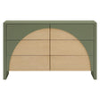 Commode 6 Tiroirs Moab - Olive/Cendre (Assemblée)-Babyletto-LET-M30216OLSH-CLÉMENT