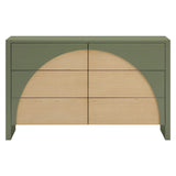Commode 6 Tiroirs Moab - Olive/Cendre (Assemblée)-Babyletto-LET-M30216OLSH-CLÉMENT