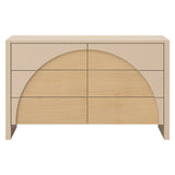 Commode 6 Tiroirs Moab - Taupe/Cendre (Assemblée)-Babyletto-LET-M30216TPESH-CLÉMENT