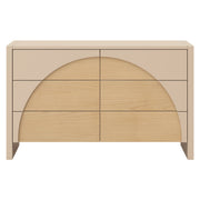 Commode 6 Tiroirs Moab - Taupe/Cendre (Assemblée)-Babyletto-LET-M30216TPESH-CLÉMENT