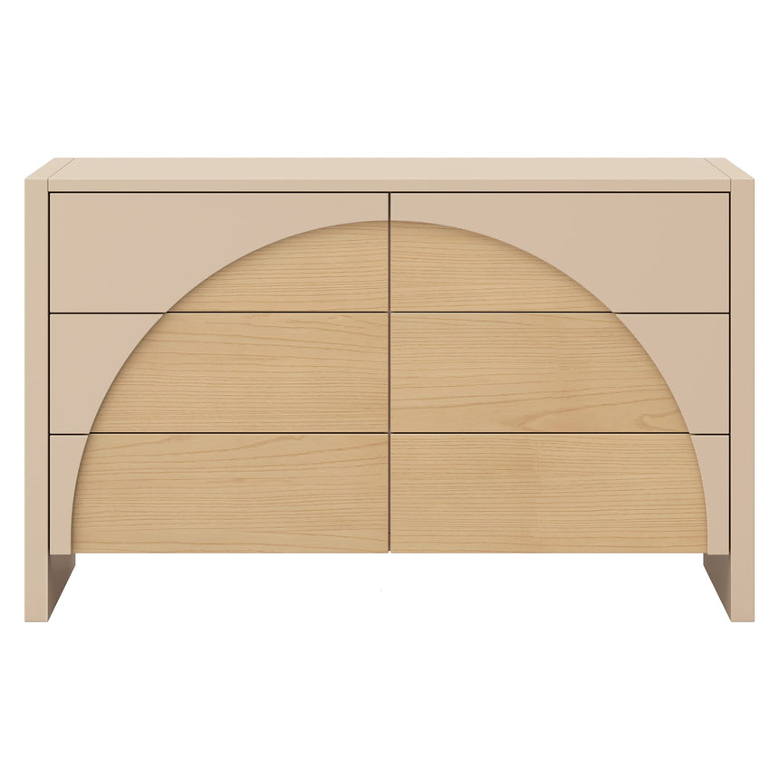 Commode 6 Tiroirs Moab - Taupe/Cendre (Assemblée)-Babyletto-LET-M30216TPESH-CLÉMENT