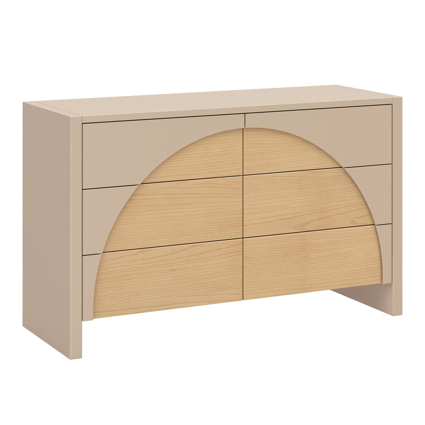 Commode 6 Tiroirs Moab - Taupe/Cendre (Assemblée)-Babyletto-LET-M30216TPESH-CLÉMENT