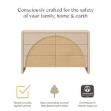 Commode 6 Tiroirs Moab - Taupe/Cendre (Assemblée)-Babyletto-LET-M30216TPESH-CLÉMENT
