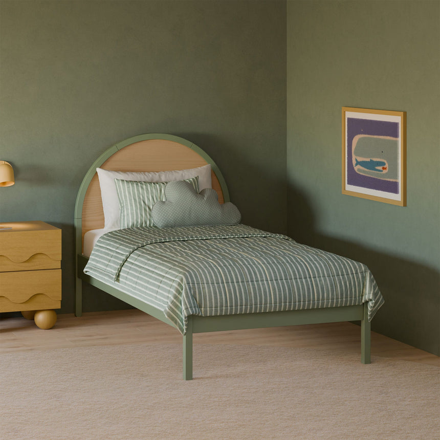 Lit simple Moab - Olive/Ash-Babyletto-LET-M30269OLSH-CLÉMENT