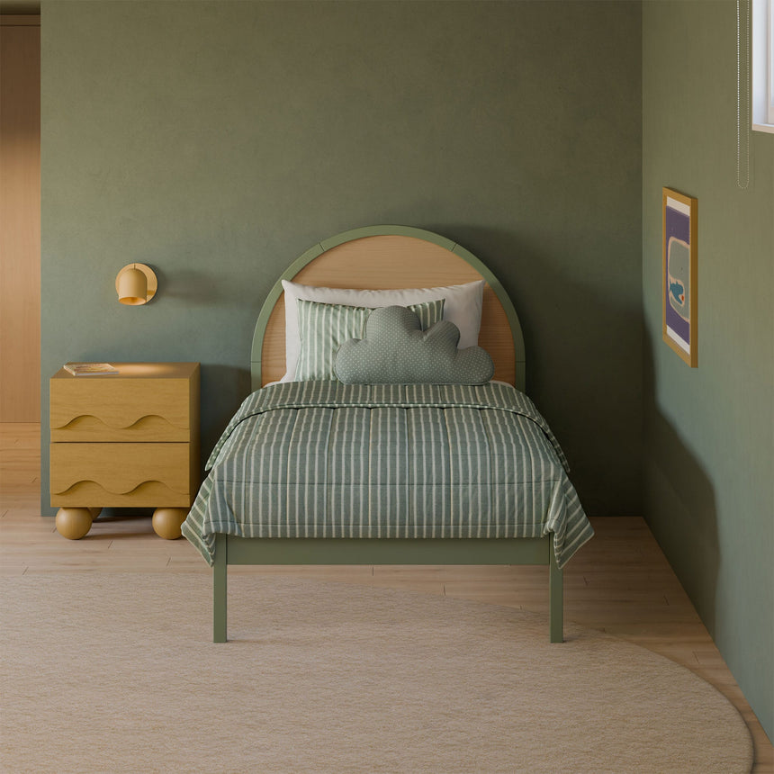 Lit simple Moab - Olive/Ash-Babyletto-LET-M30269OLSH-CLÉMENT