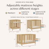 Couchette Convertible 9-en-1 Rolli - Miel-Babyletto-LET-M30880HY-CLÉMENT