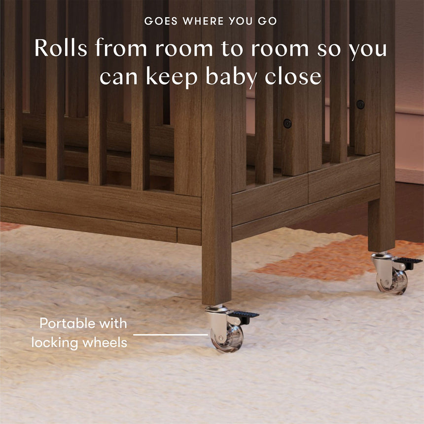 Couchette Convertible 9-en-1 Rolli - Noyer Naturel-Babyletto-LET-M30880NL-CLÉMENT