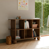 Bibliothèque Crosby - Noyer Naturel-Babyletto-LET-M31811NL-CLÉMENT