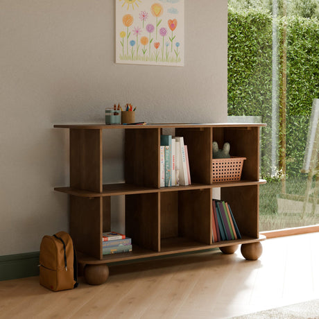 Bibliothèque Crosby - Noyer Naturel-Babyletto-LET-M31811NL-CLÉMENT