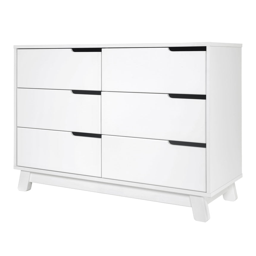 Commode 6 Tiroirs Hudson - Blanc-Babyletto-LET-M4216W-CLÉMENT
