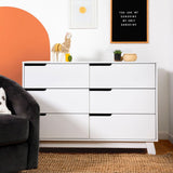 Commode 6 Tiroirs Hudson - Blanc-Babyletto-LET-M4216W-CLÉMENT