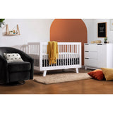 Meuble à Langer à 3 Tiroirs Hudson avec Plateau Amovible - Blanc-Babyletto-LET-M4223W-CLÉMENT