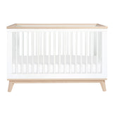 Couchette Convertible 3 en 1 Scoot - Blanc / Naturel Lavé-Babyletto-LET-M5801WNX-CLÉMENT