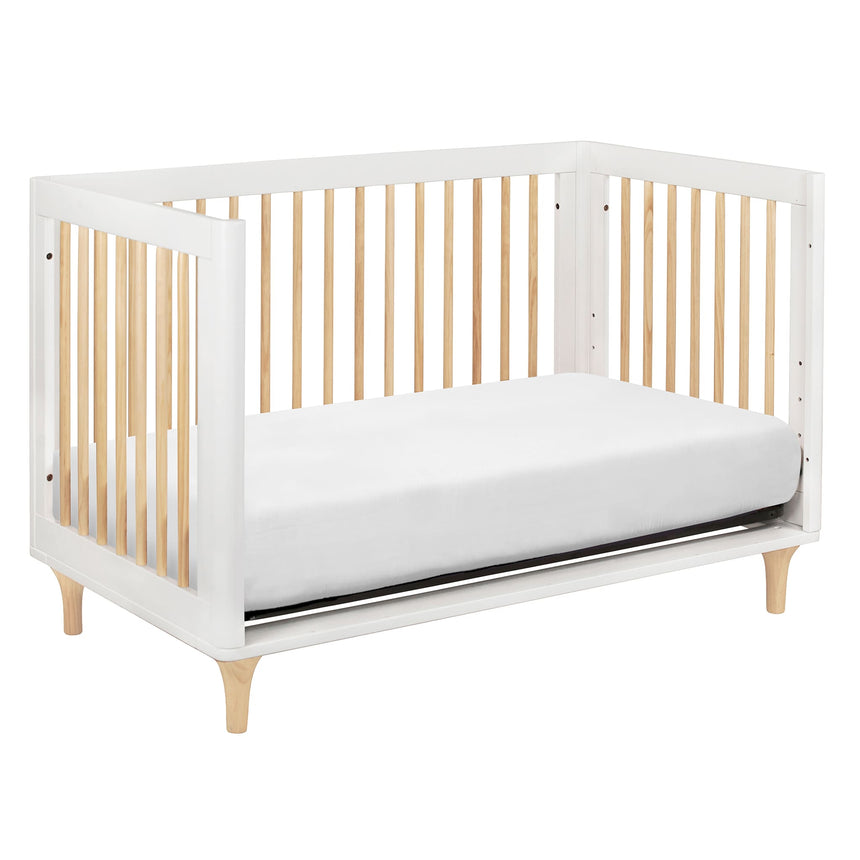 Couchette Convertible 3 en 1 Lolly - Blanc / Naturel-Babyletto-LET-M9001WN-CLÉMENT