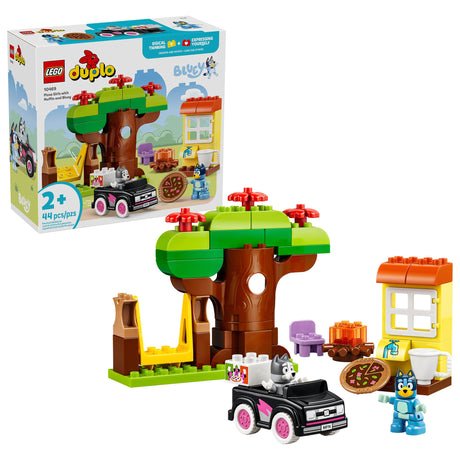 LEGO® DUPLO® Bluey Les livreuses de pizza avec Muffin et Bluey-LEGO®-LGO-10469-CLÉMENT